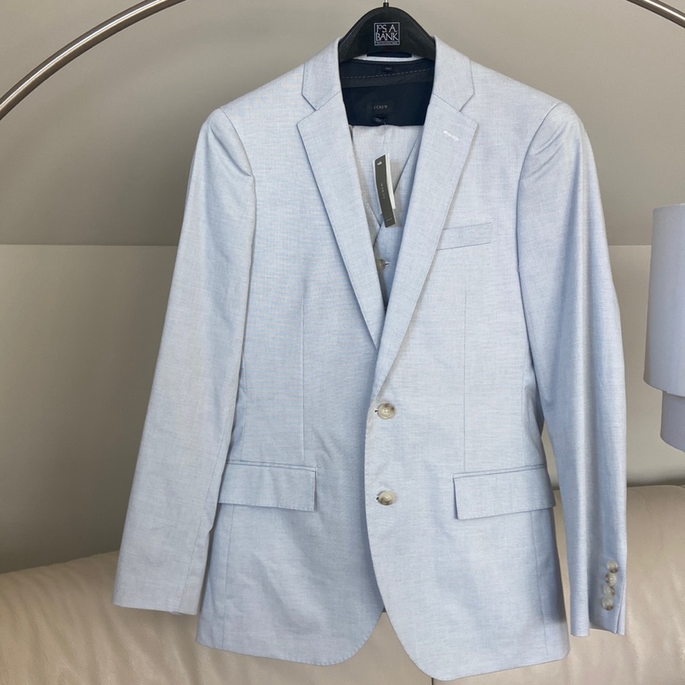 Brand New J. Crew Three-Piece Ludlow Slim Suit